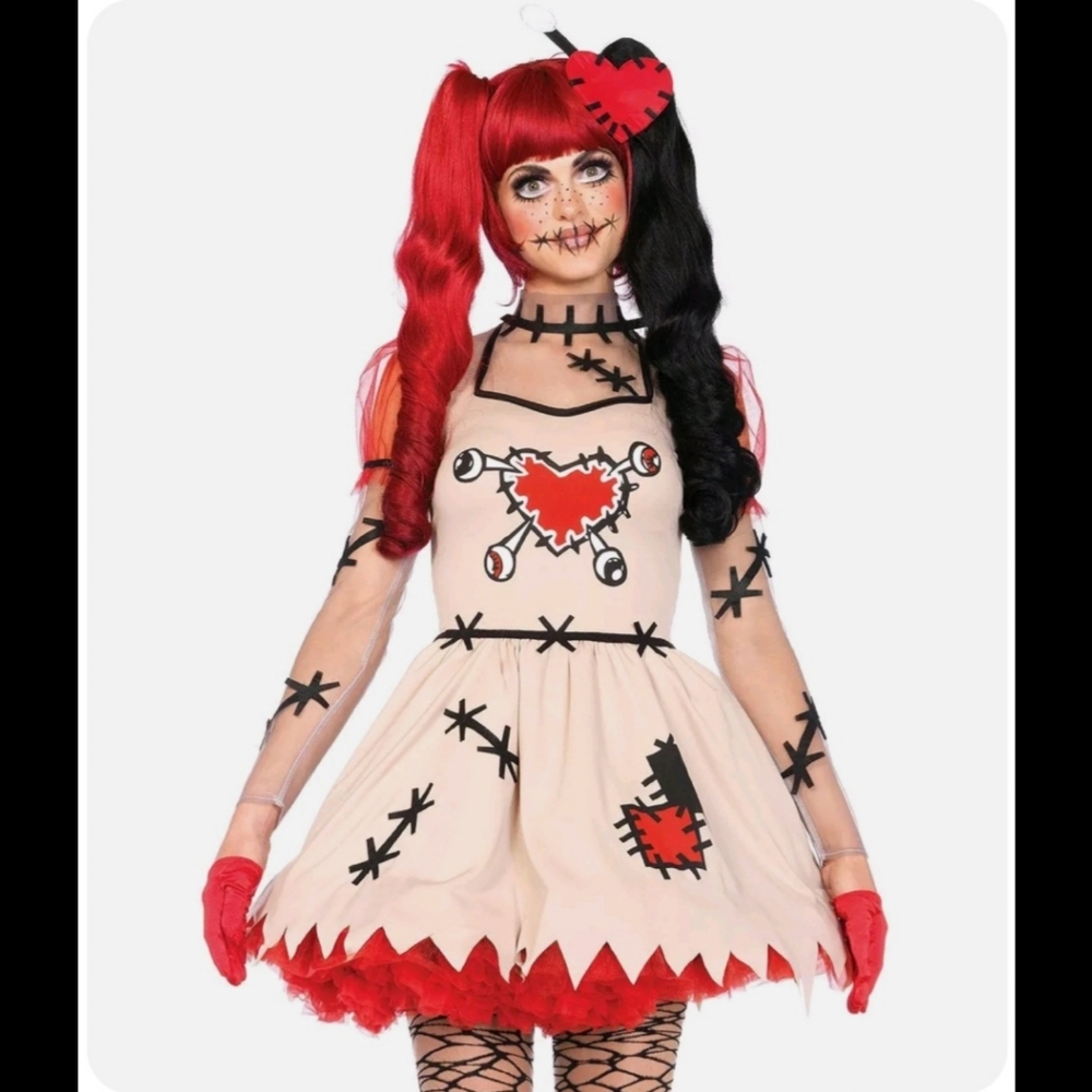 Leg Avenue Voodoo Doll Cutie Halloween Costume.Medium